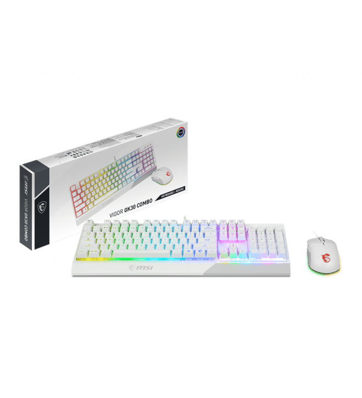 MSI VIGOR GK30 COMBO Blanc
